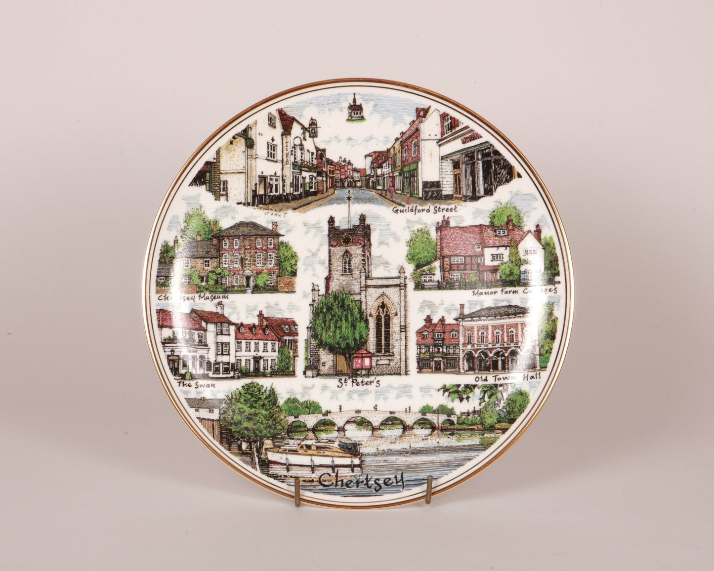 Chertsey 10.5" Fine Bone China Plate