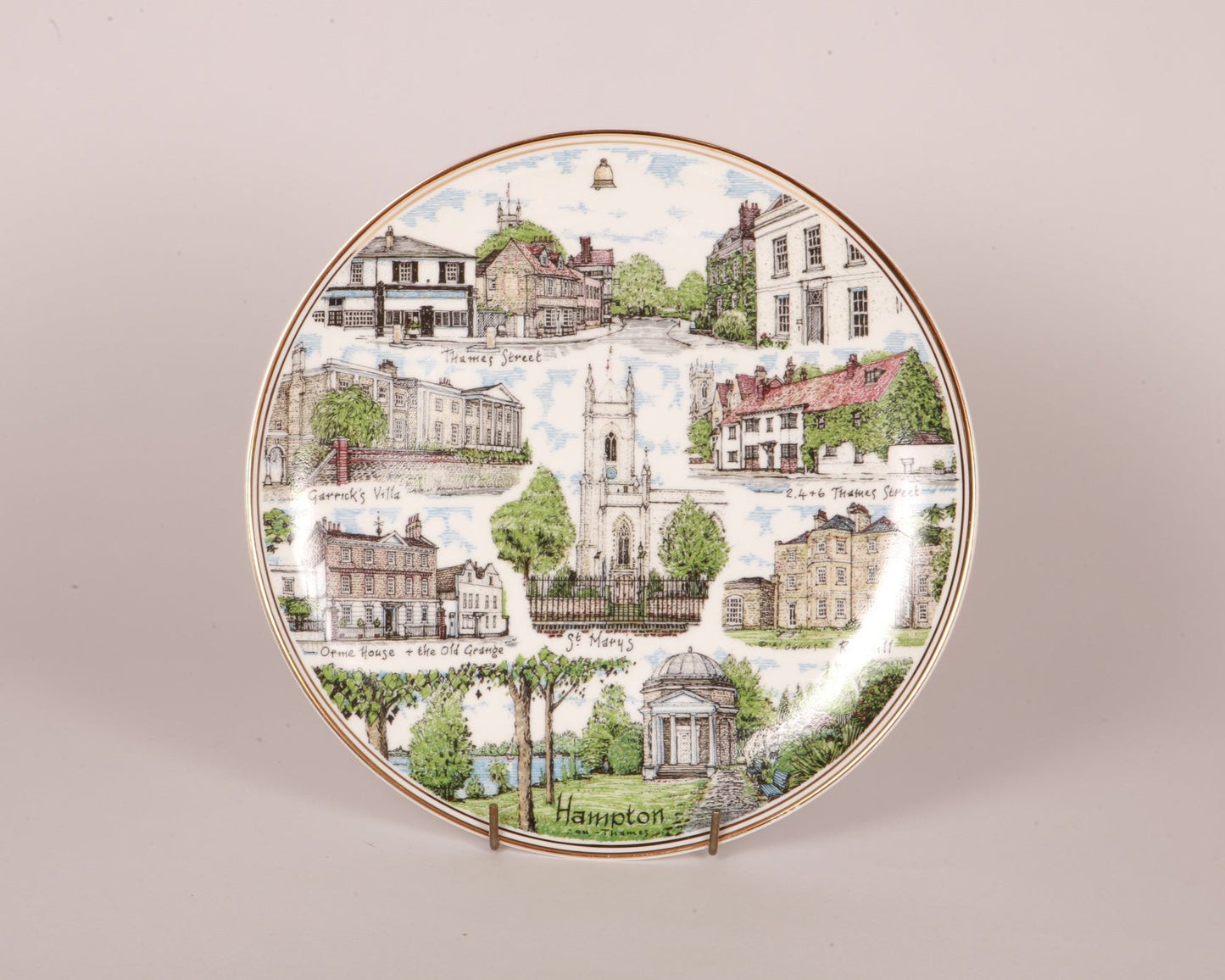 Hampton 10.5" Fine Bone China Plate