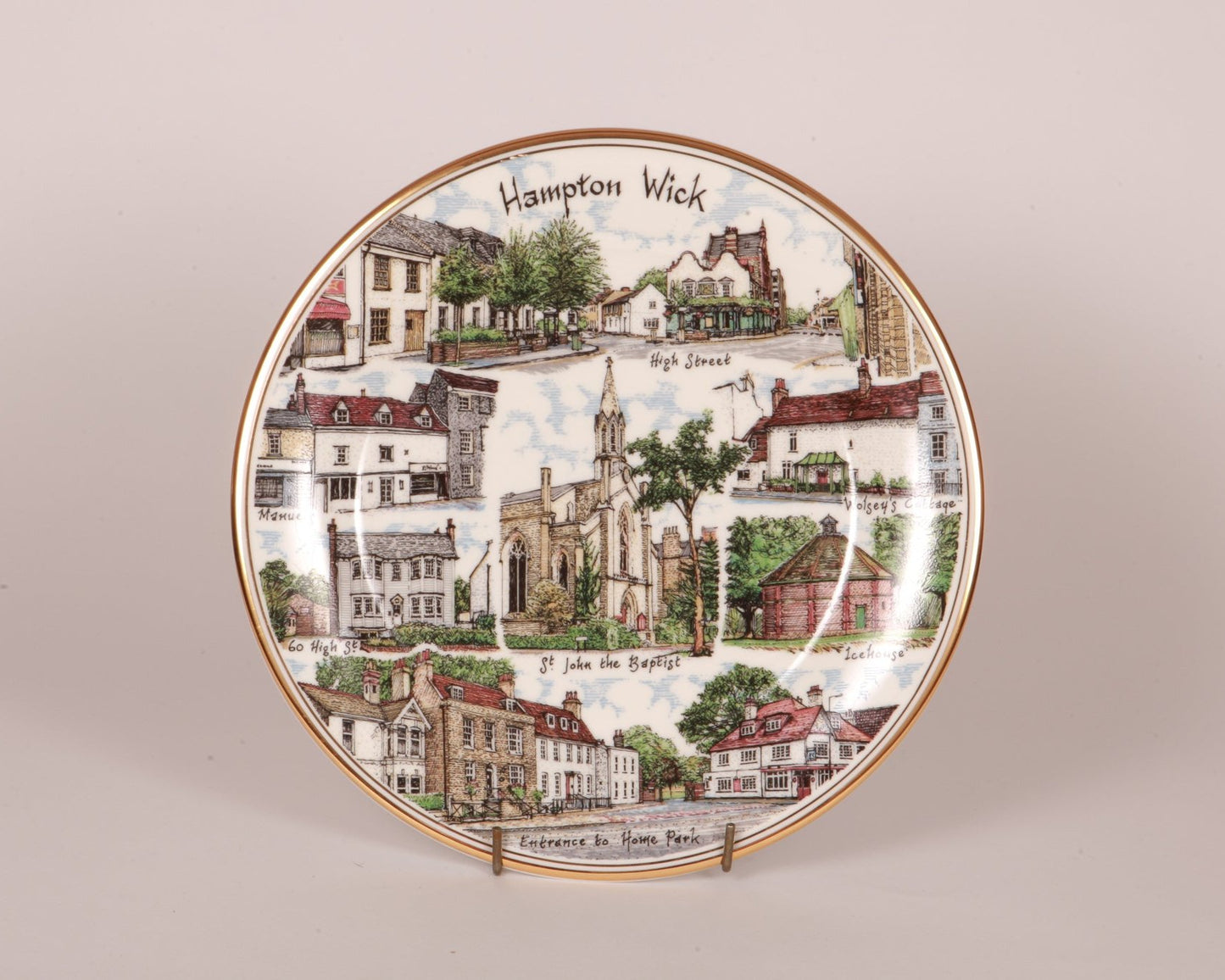 Hampton Wick 10.5" Fine Bone China Plate