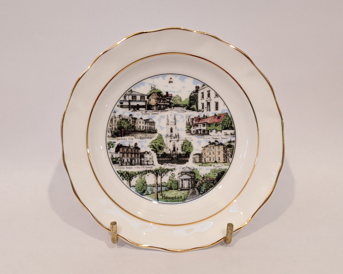 Hampton 4.75" Fine Bone China Miniature Plate
