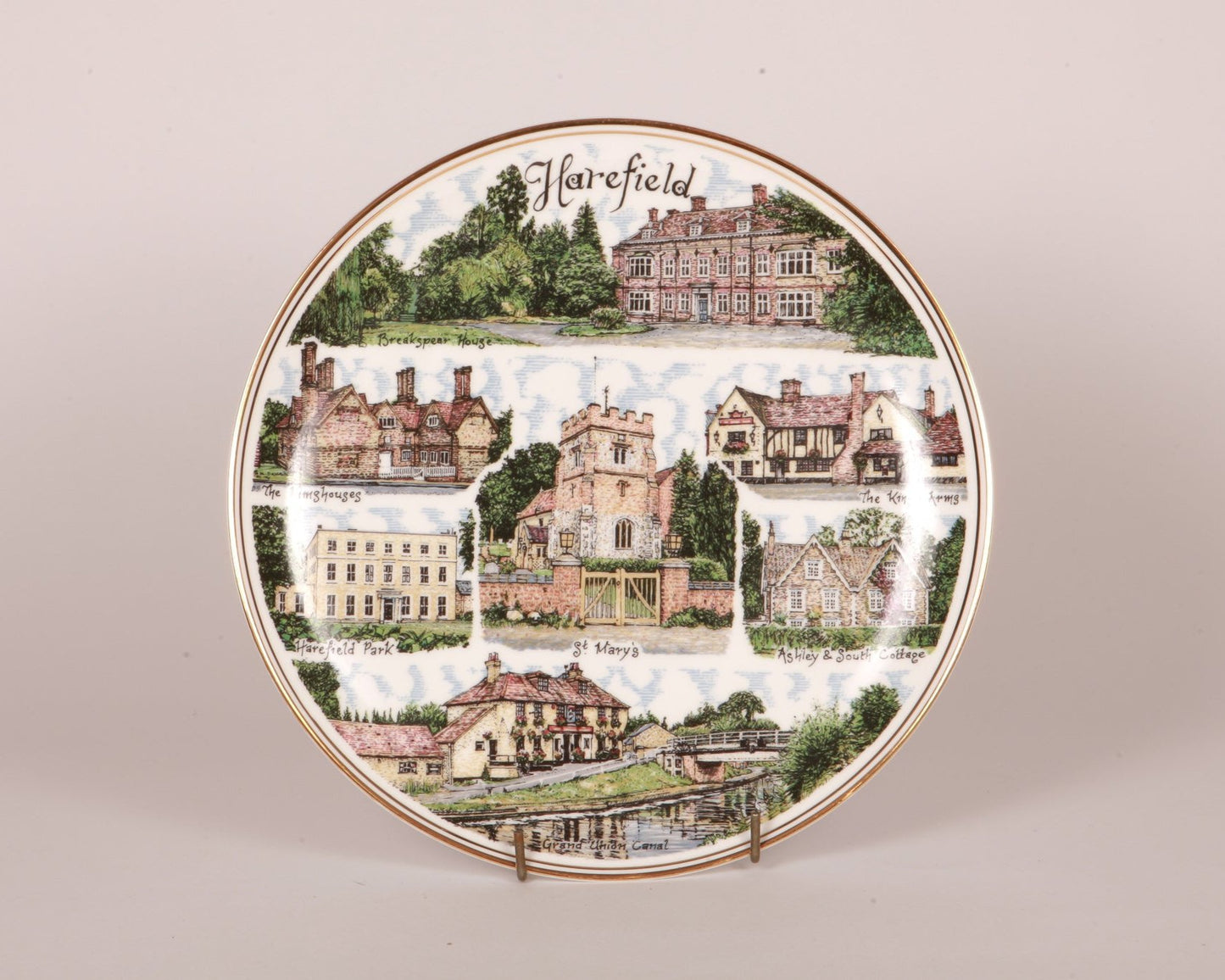 Harefield 10.5" Fine Bone China Plate