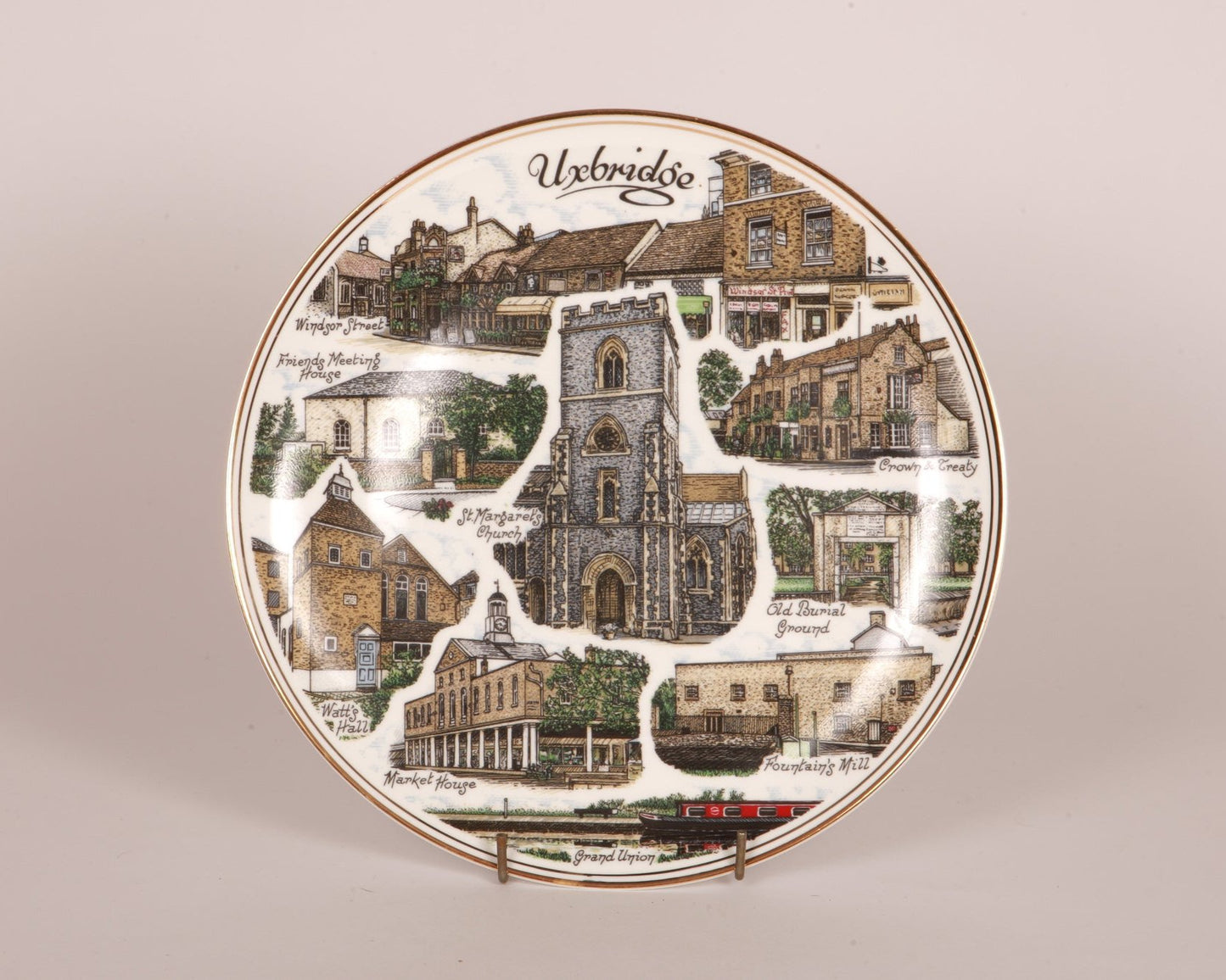 Uxbridge (I) 10.5" Fine Bone China Plate