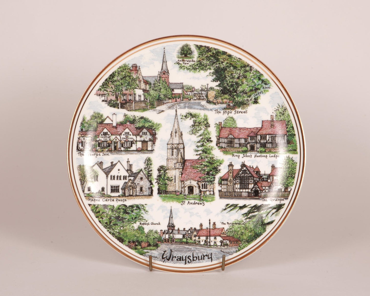 Wraysbury 10.5" Fine Bone China Plate