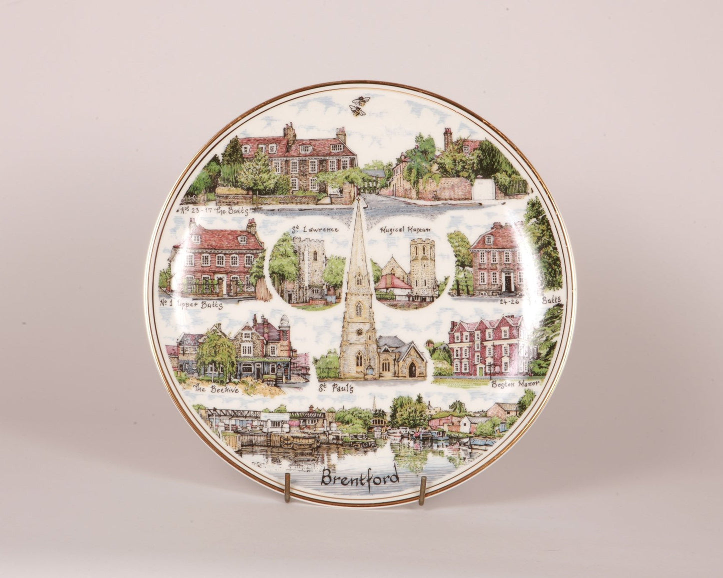 Brentford 10.5" Fine Bone China Plate