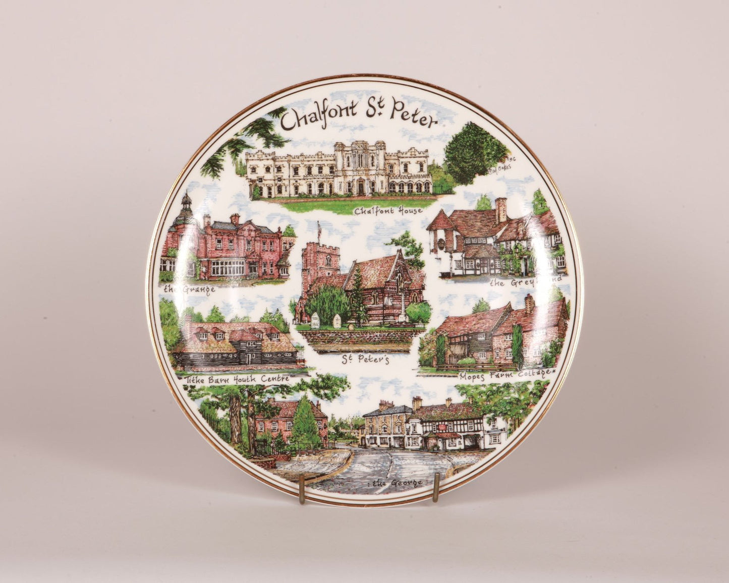 Chalfont St Peter 10.5" Fine Bone China Plate