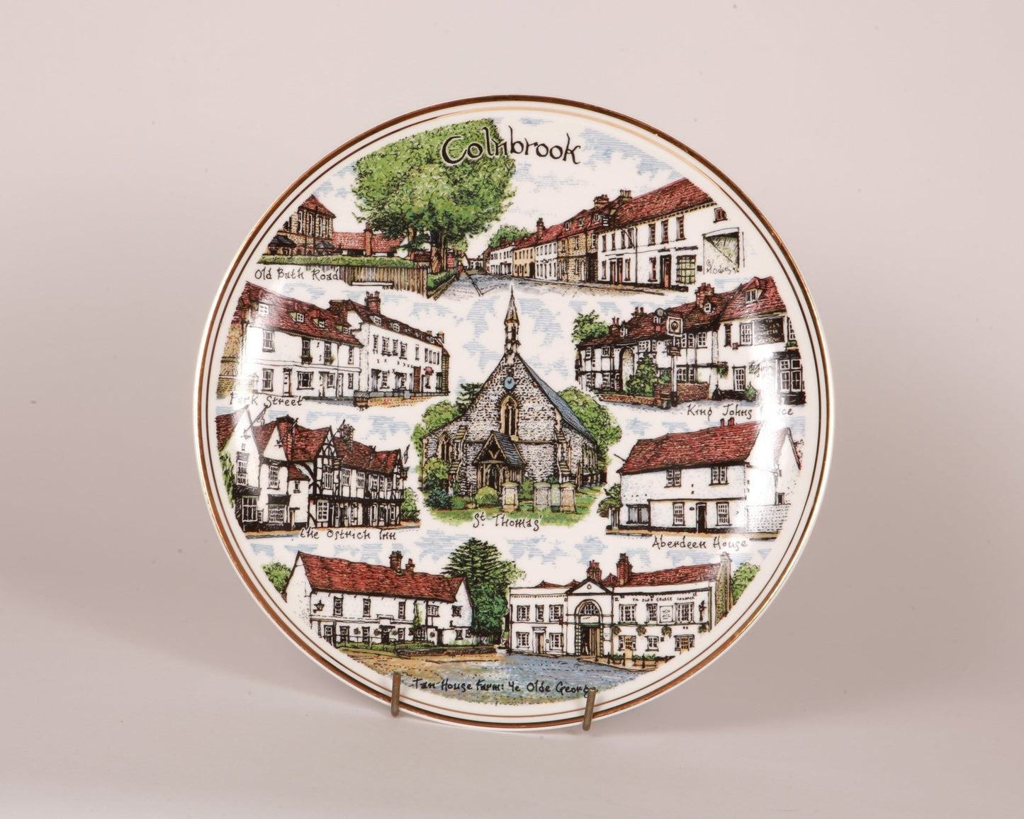 Colnbrook 10.5" Fine Bone China Plate