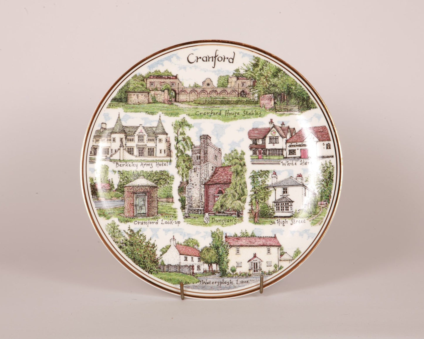 Cranford 10.5" Fine Bone China Plate