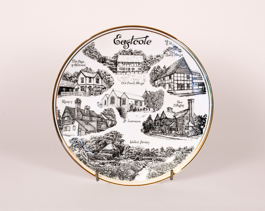 Eastcote 8" Fine Bone China Plate (B&W)