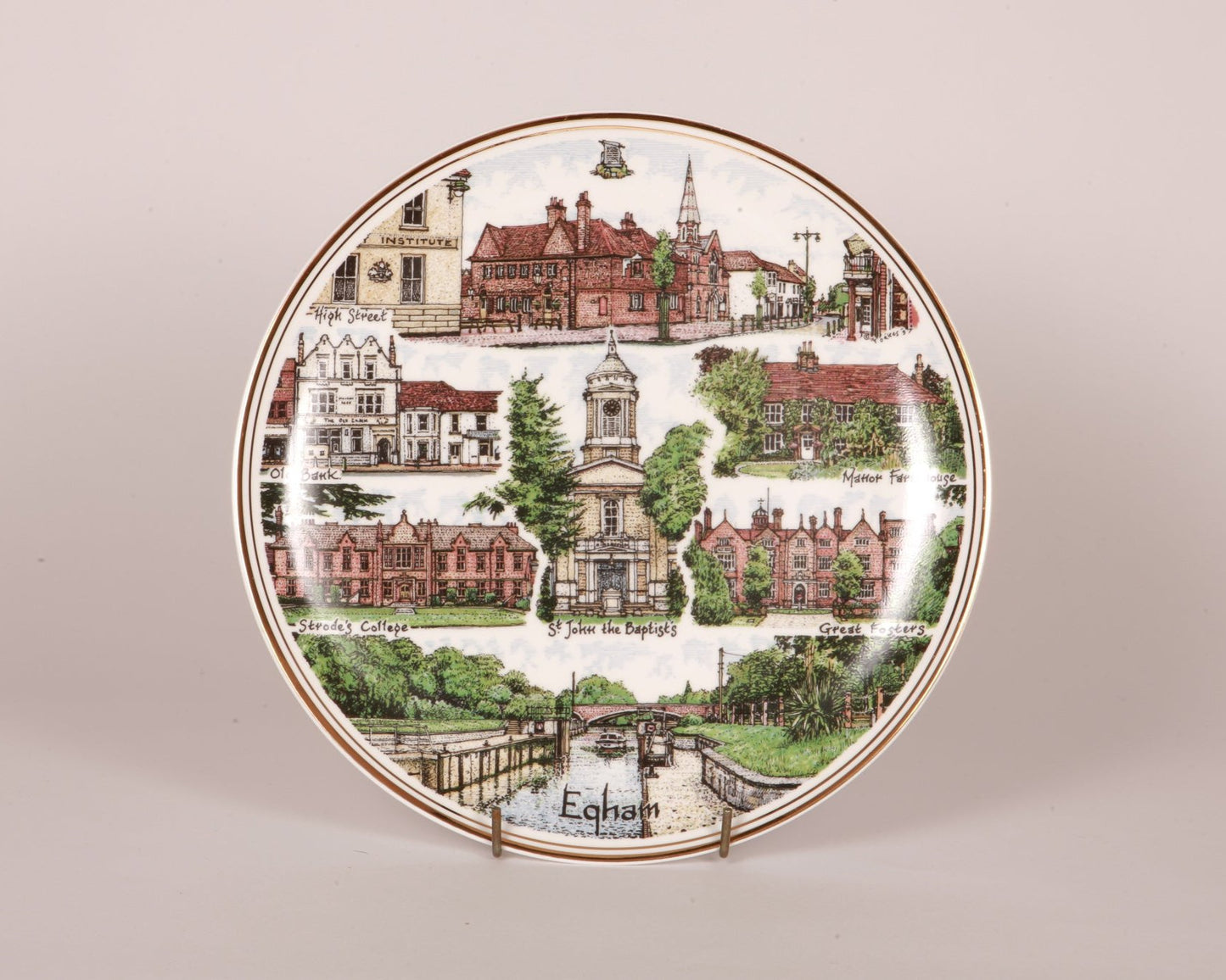 Egham 10.5" Fine Bone China Plate