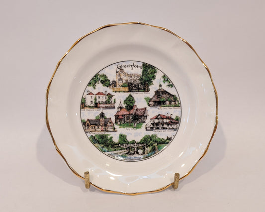 Greenford 4.75" Fine Bone China Miniature Plate