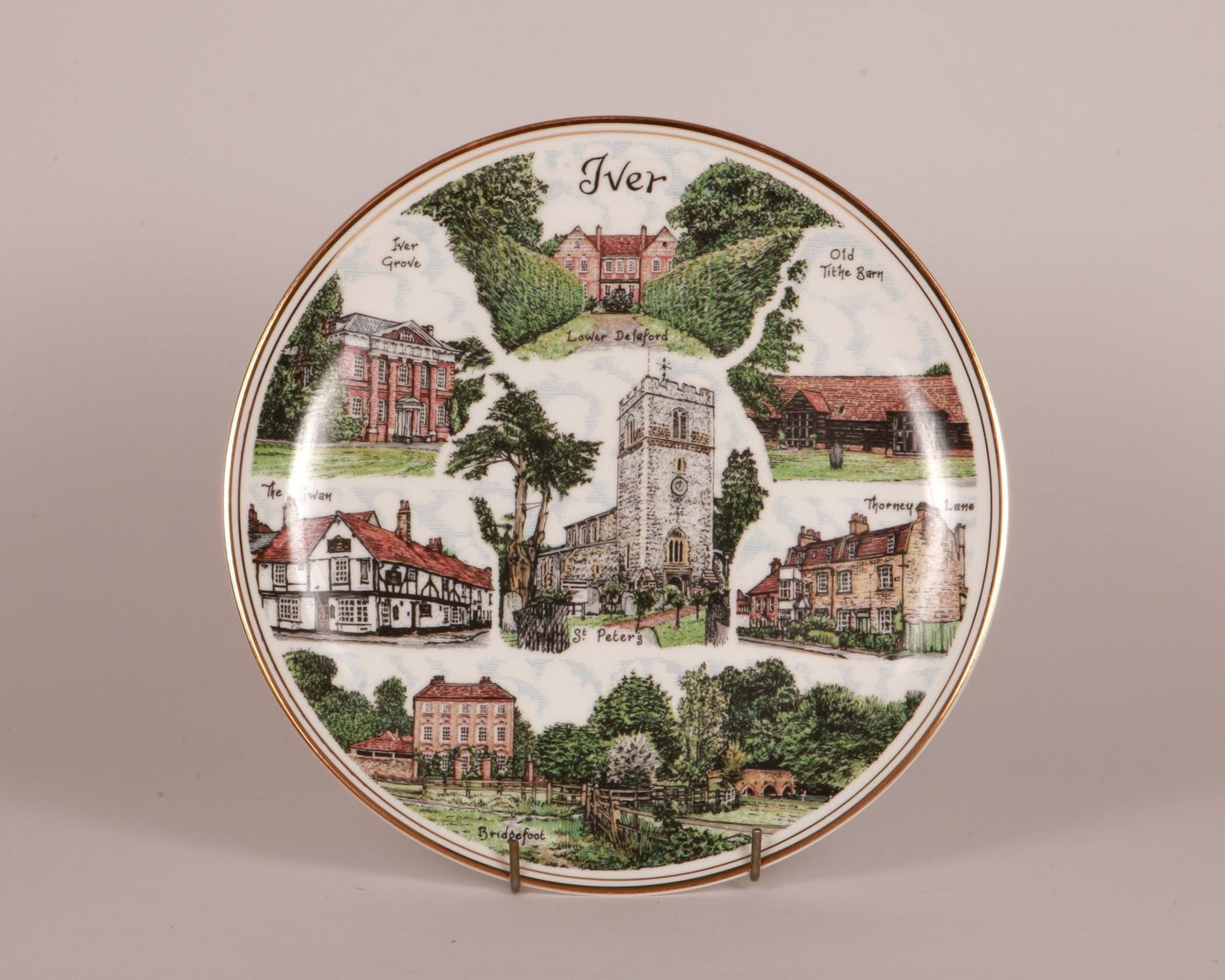 Iver 10.5" Fine Bone China Plate