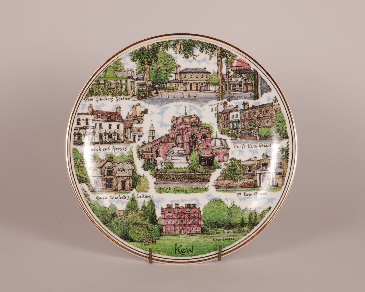 Kew 10.5" Fine Bone China Plate