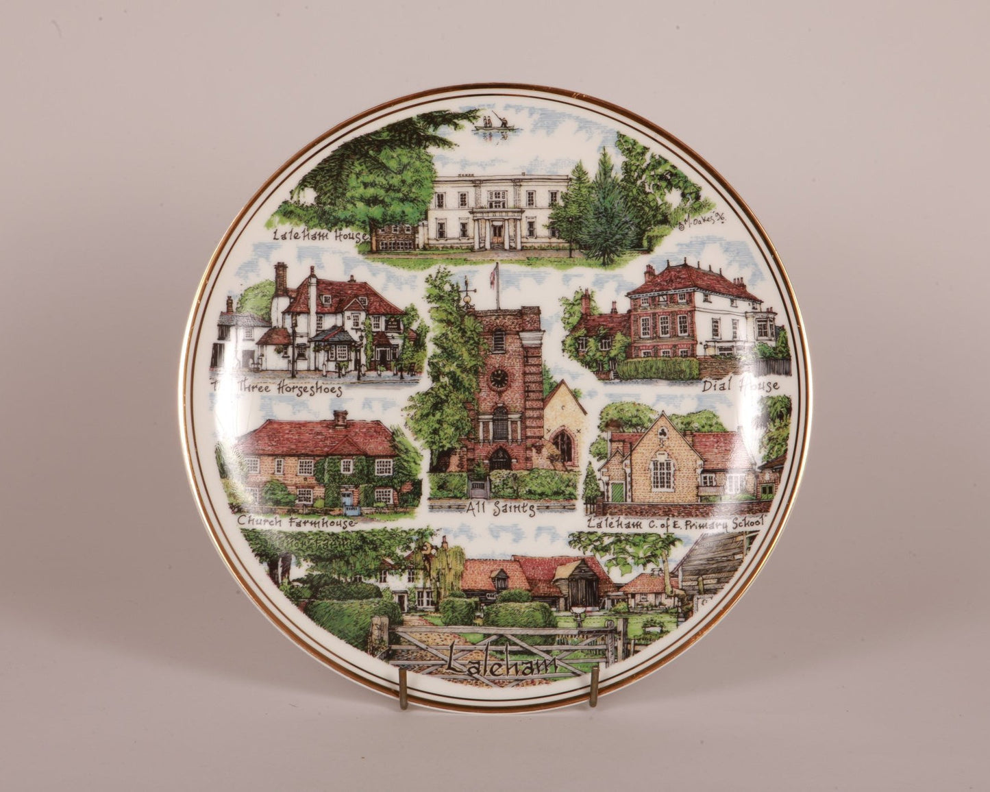 Laleham 10.5" Fine Bone China Plate