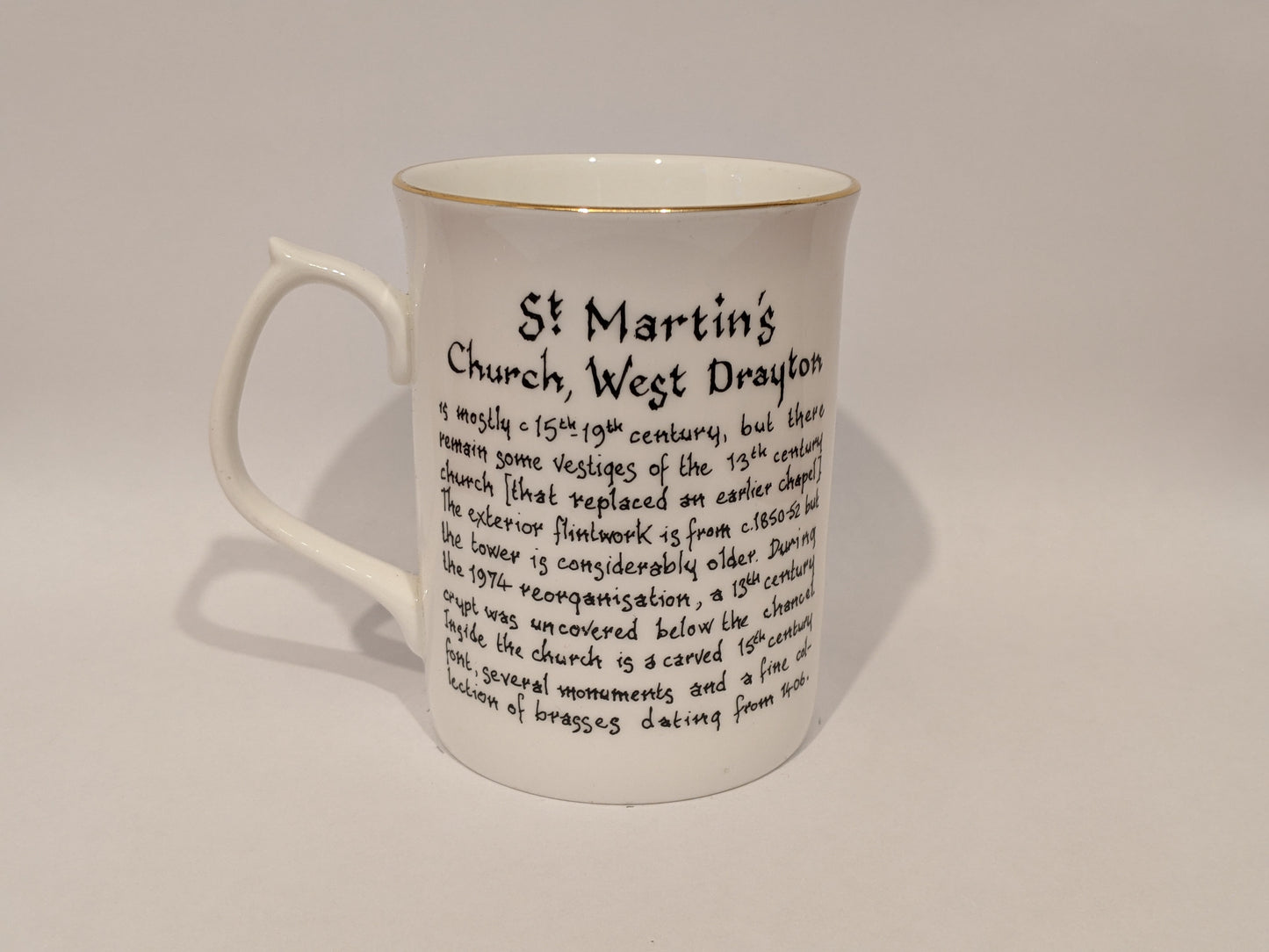 St. Martin's West Drayton Fine Bone China Mug