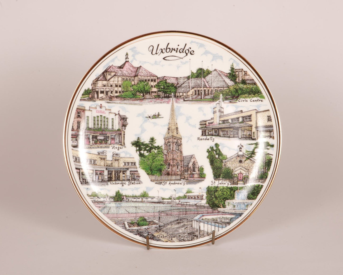 Uxbridge (II) 10.5" Fine Bone China Plate