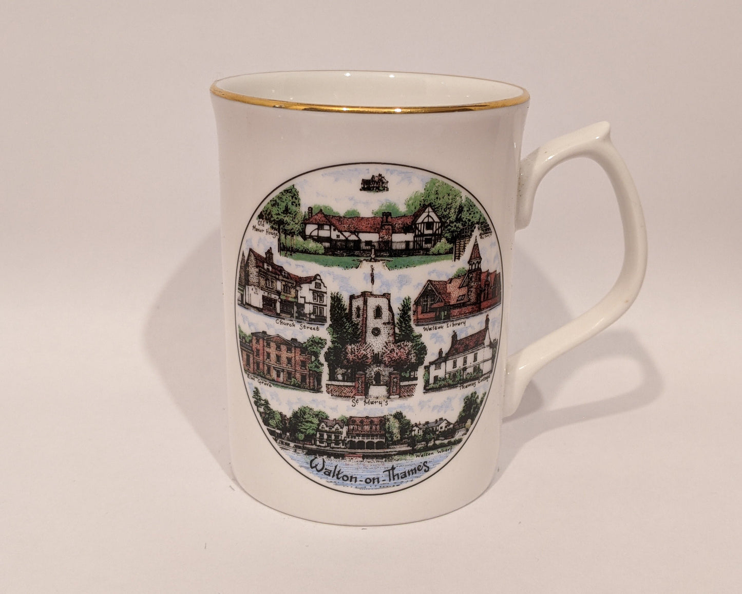 Walton-on-Thames Fine Bone China Mug