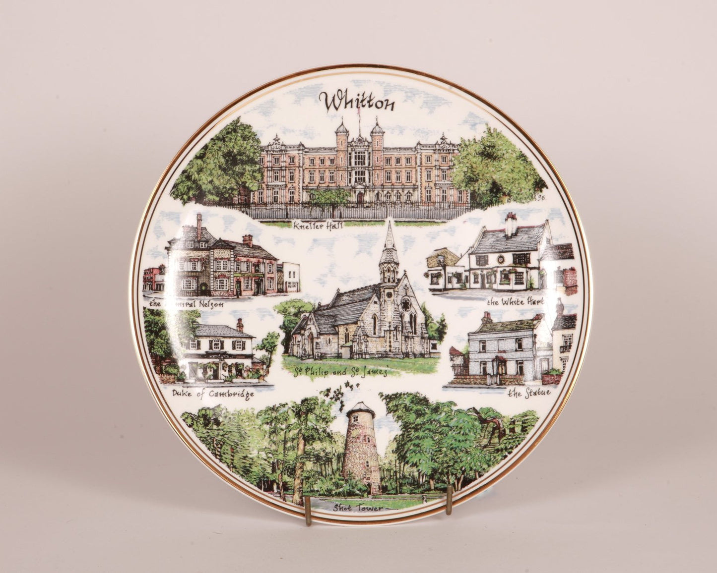 Whitton 10.5" Fine Bone China Plate