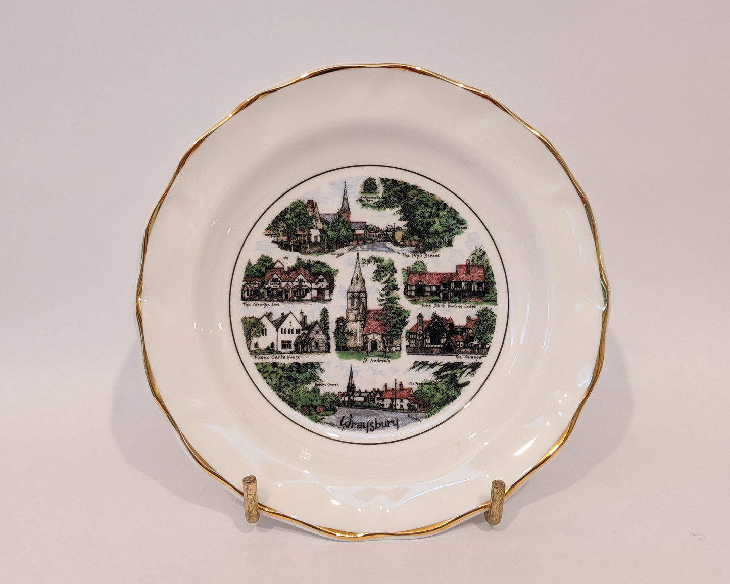 Wraysbury 4.75" Fine Bone China Miniature Plate