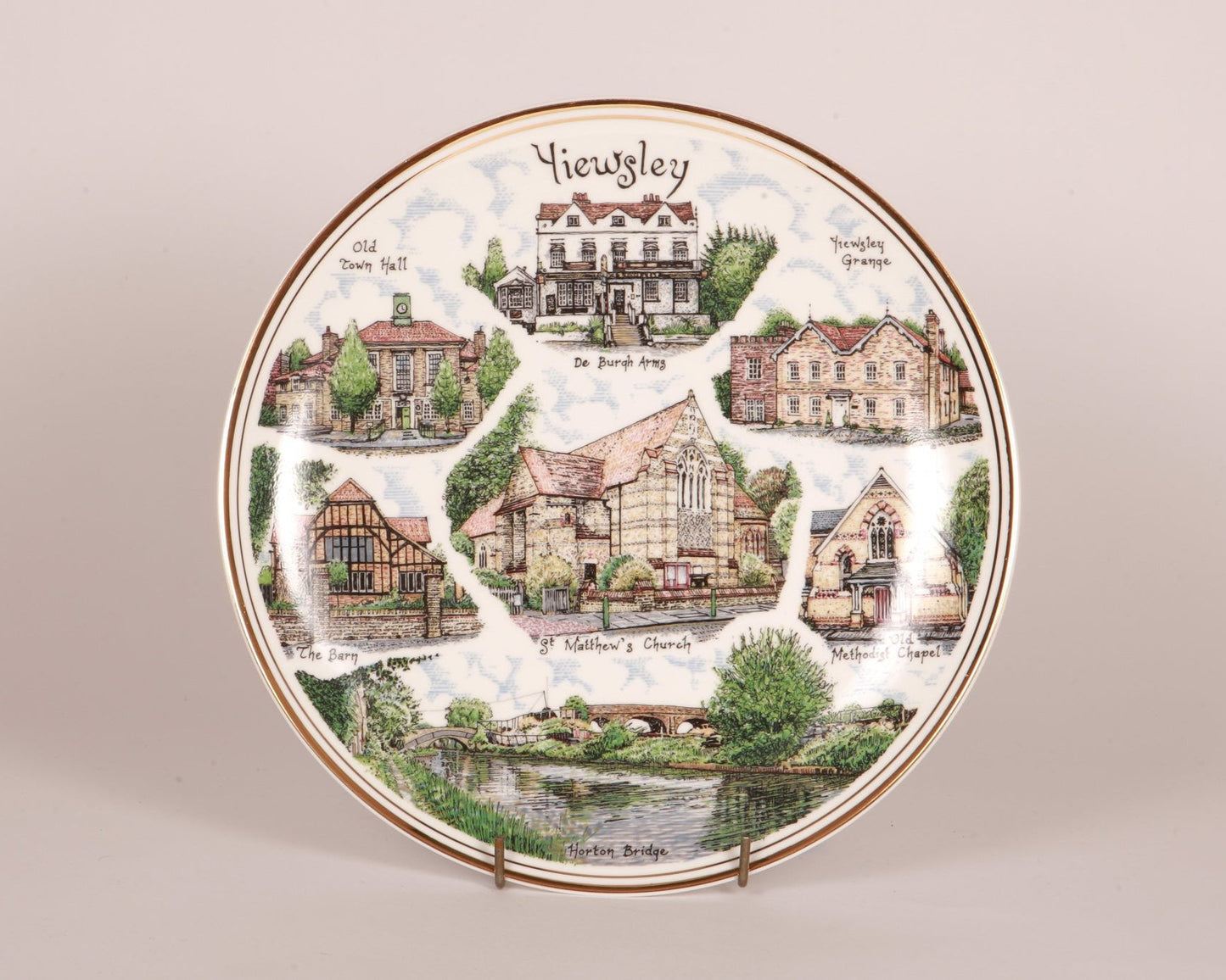 Yiewsley 10.5" Fine Bone China Plate